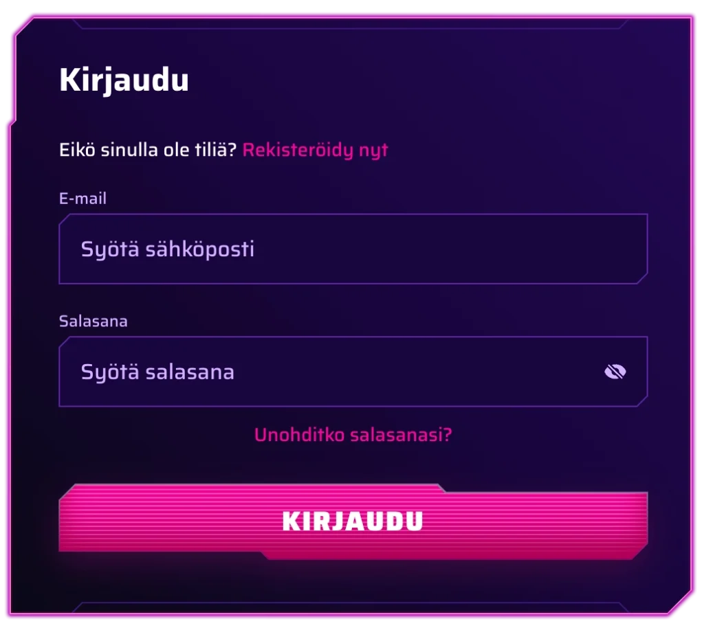 Kirjautumisprosessi